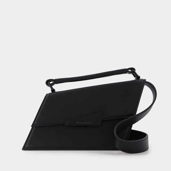 Sac Distortion Mini en Cuir Noir