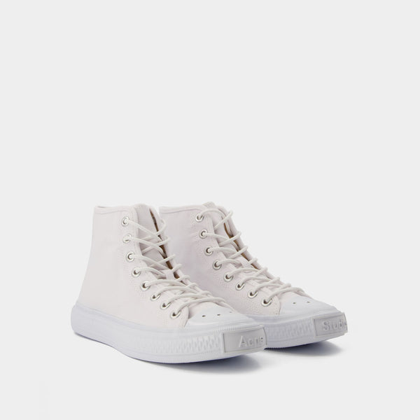 Baskets Ballow High Tag W en Cuir Blanc