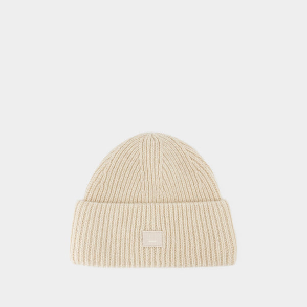Bonnet Fn-Ux - Acne Studios - Laine - Oatmeal