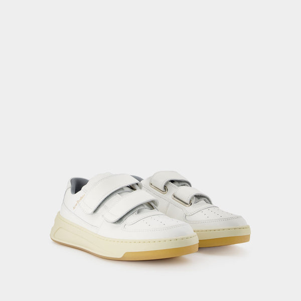 Sneakers Bolzter Patchwork - Acne Studios - Cuir - Multi Gris