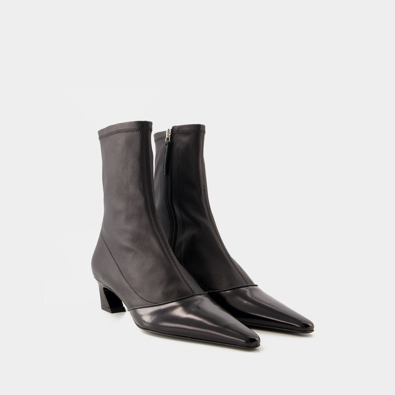 Bottines Bano - Acne Studios - Cuir - Noir