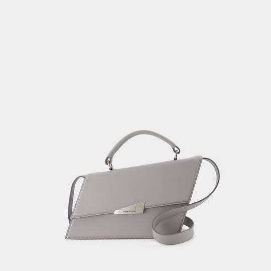 Sac À Bandoulière Distortion - Acne Studios - Cuir - Gris Clair