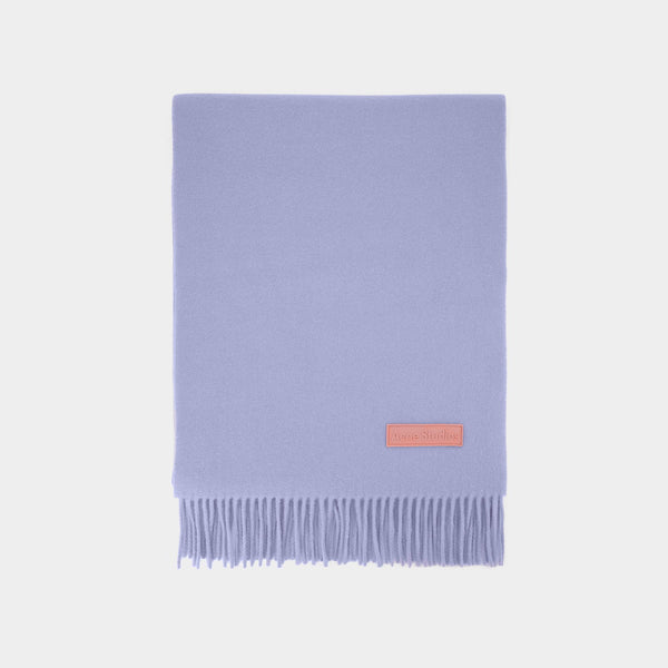 Écharpe - Acne Studios - Laine - Lilas Violet