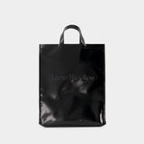 Tote Bag Logo Ns - Acne Studios - Coton - Noir