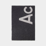 Echarpe Toronty Logo - Acne Studios - Laine - Gris