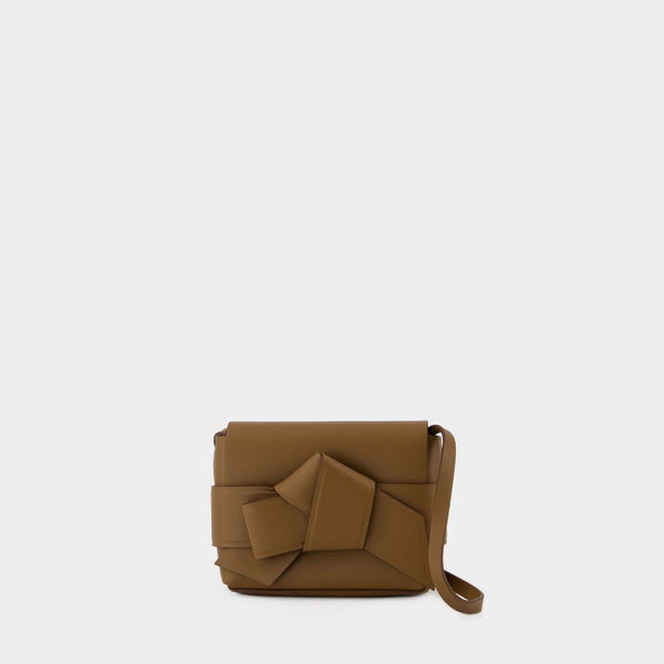 Sac à Bandoulière Musubi Wallet - Acne Studios - Cuir - Marron Foncé
