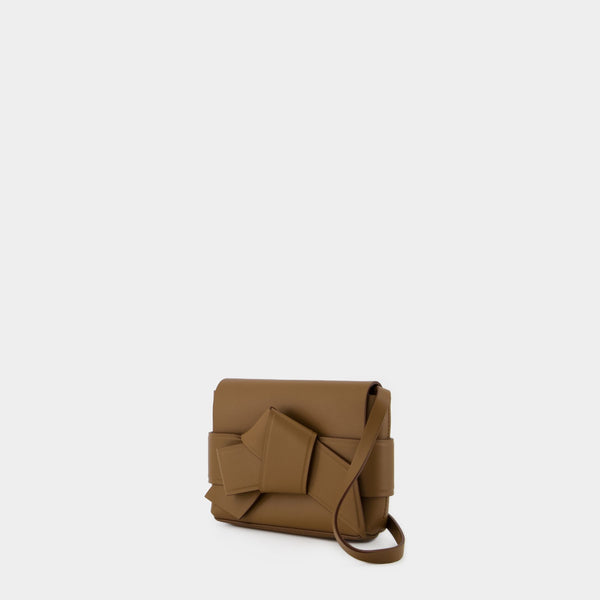 Sac à Bandoulière Musubi Wallet - Acne Studios - Cuir - Marron Foncé