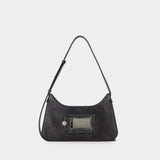 Sac Hobo Platt Mini Crackle - Acne Studios - Cuir - Noir