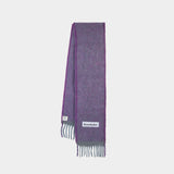 Echarpe Vally Solid - Acne Studios - Laine - Violet Lavende