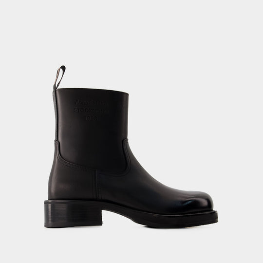 Bottines Besare - Acne Studios - Cuir - Noir