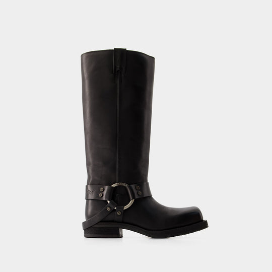 Bottes Balius W - Acne Studios - Cuir - Noir