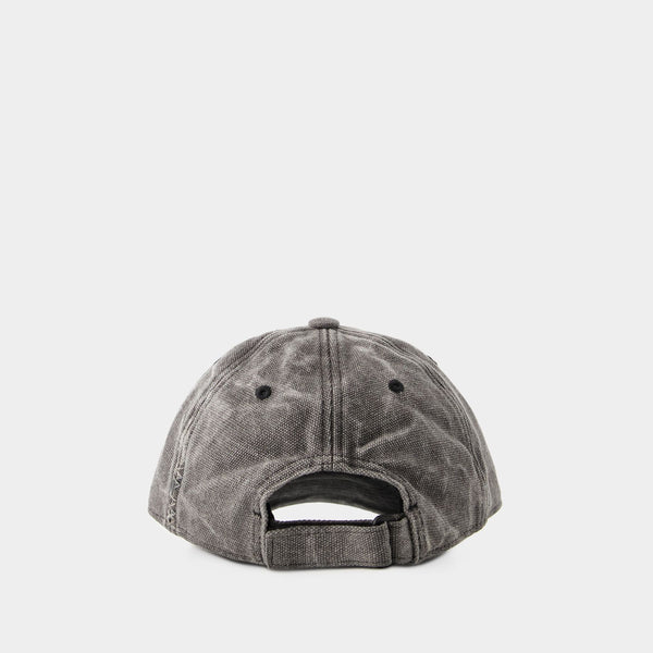 Casquette Cunov Canvas Distressed - Acne Studios - Coton - Gris