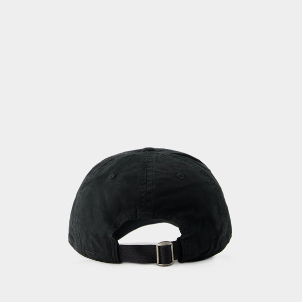 Casquette Cunov Fade Face - Acne Studios - Coton - Noir