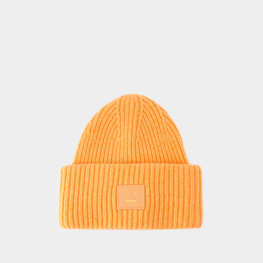 Bonnet Pansy N Face - Acne Studios - Laine - Orange Mandarine