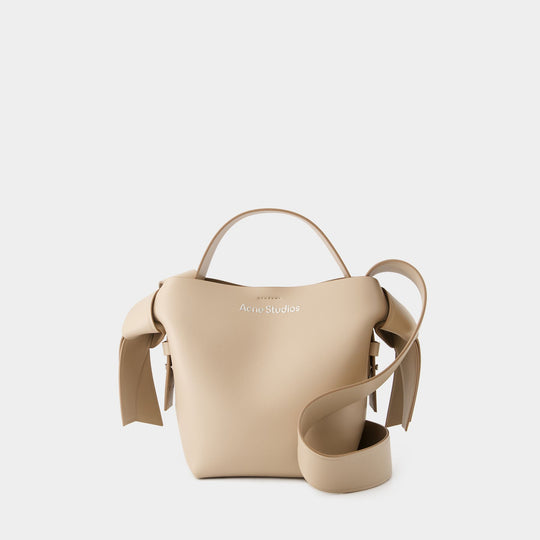 Sac À Bandoulière Musubi Mini R - Acne Studios - Cuir - Beige