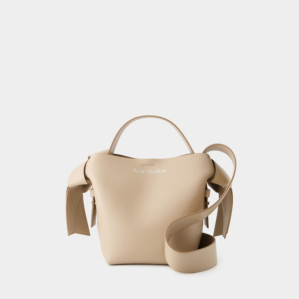 Sac À Bandoulière Musubi Mini R - Acne Studios - Cuir - Beige