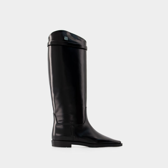 Bottes The Riding - TOTEME - Cuir - Noir