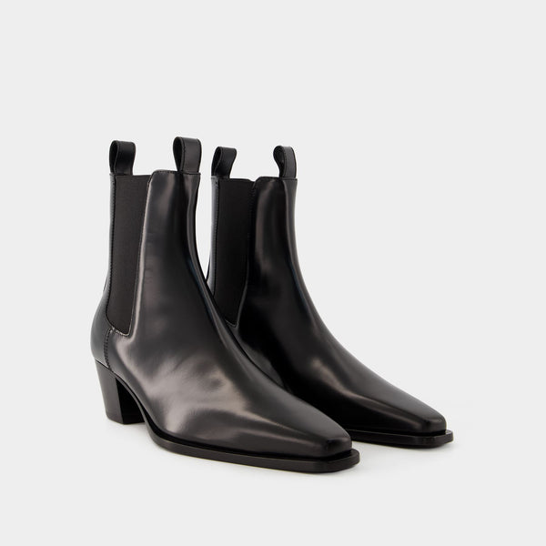 Bottines The City - Toteme - Cuir - Noir