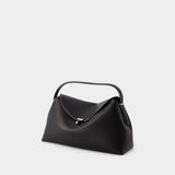 Sac à Main T-Lock Top Handle - Toteme - Cuir - Noir