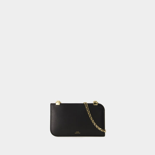 Pochette Chain - TOTEME - Cuir - Noir