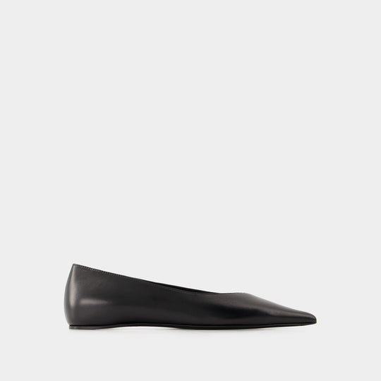 Ballerines The Asymmetric - TOTEME - Cuir - Noir