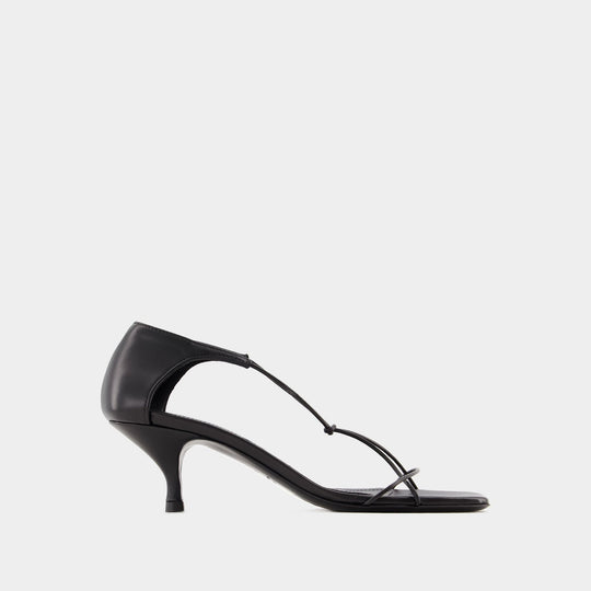 Sandales The Knot - TOTEME - Cuir - Noir