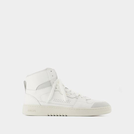 Baskets Dice Hi en Cuir Gris