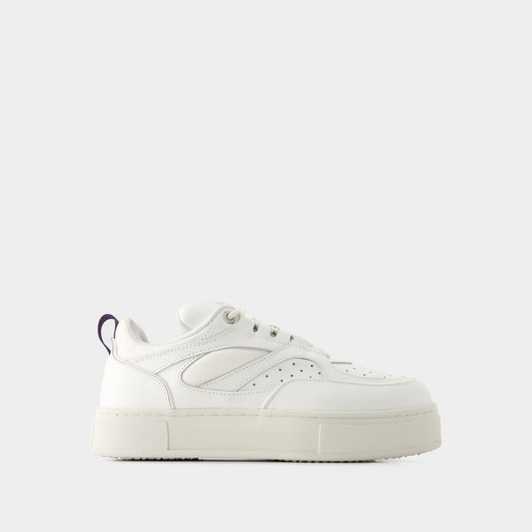 Baskets Sydney en Cuir Blanc