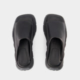 Sandales Sensa en Cuir Noir