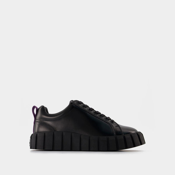 Baskets Odessa en Cuir Noir