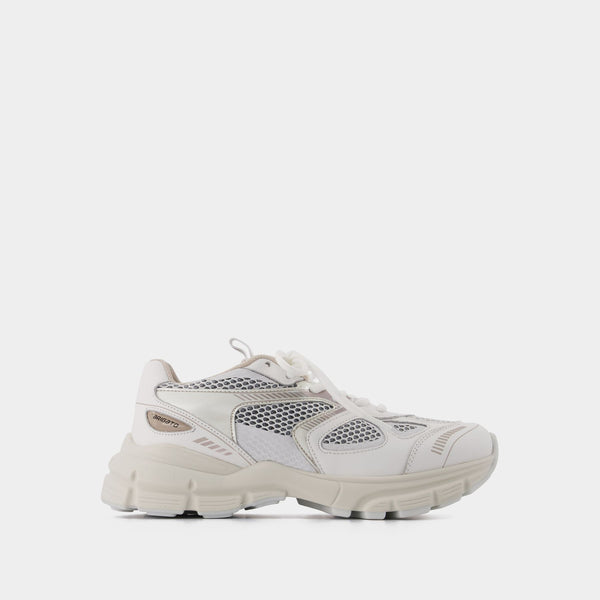 Baskets Marathon Runner en Cuir Blanc
