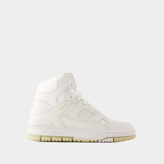 Sneakers Area High - Axel Arigato - Cuir - Blanc/Beige