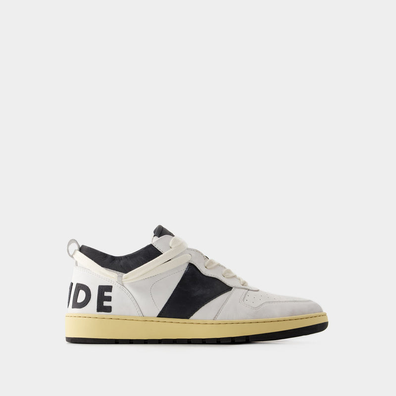 Sneakers Rhecess Low - Rhude - Cuir - Blanc/Noir