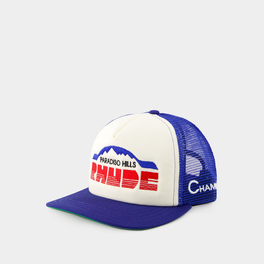 Casquette Paradiso Hills Trucker - Rhude - Coton - Bleu