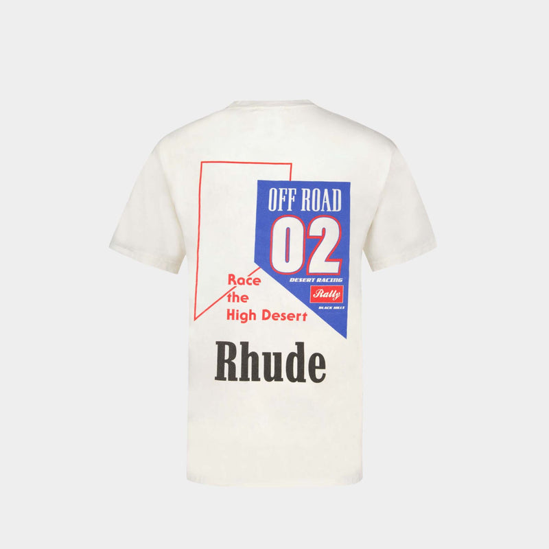 T-Shirt 02 - Rhude - Coton - Blanc
