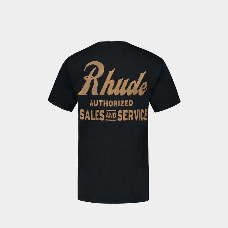 T-Shirt Sales And Service - Rhude - Coton - Noir
