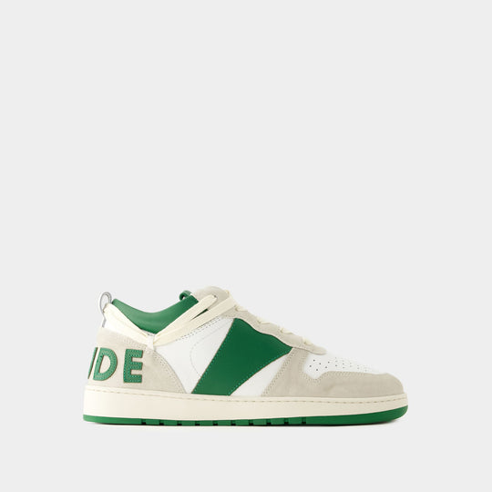 Sneakers Rhecess Low - Rhude - Cuir - Blanc/Vert
