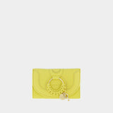 Portefeuille Hana Compact - See By Chloe - Cuir - Retro Yellow