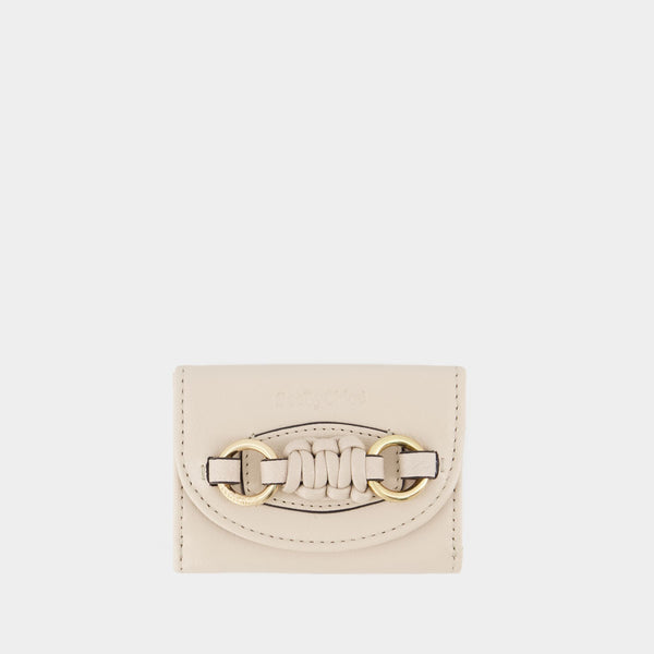 Portefeuille Saddie - See By Chloé - Cuir - Beige