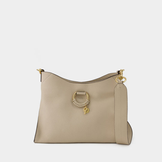 Sac à Bandoulière Joan - See By Chloé - Cuir - Cement Beige