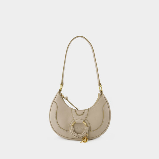 Sac Hobo Hana - See By Chloé - Cuir - Cement Beige