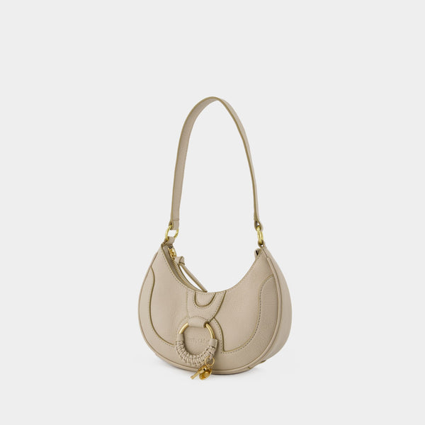 Sac Hobo Hana - See By Chloé - Cuir - Cement Beige