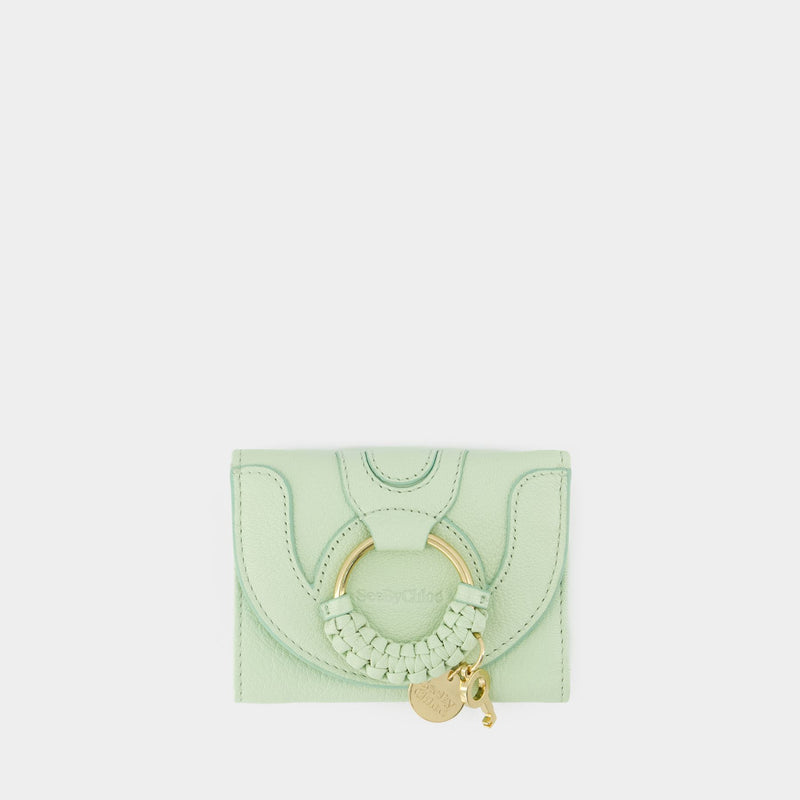 Portefeuille Hana - See By Chloé - Cuir - Pastel Green