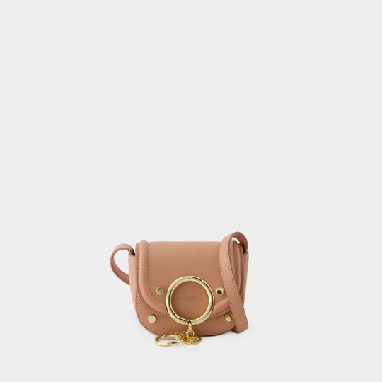 Sac à Bandoulière Mara - See By Chloé - Cuir - Coffee Pink