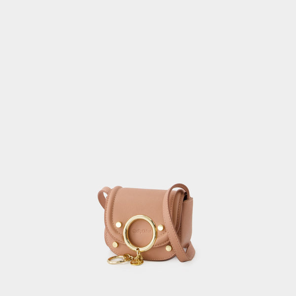 Sac à Bandoulière Mara - See By Chloé - Cuir - Coffee Pink