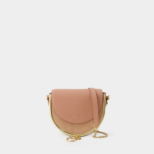 Sac à Bandoulière Mara Sac du Soir - See By Chloé - Cuir - Coffee Pink