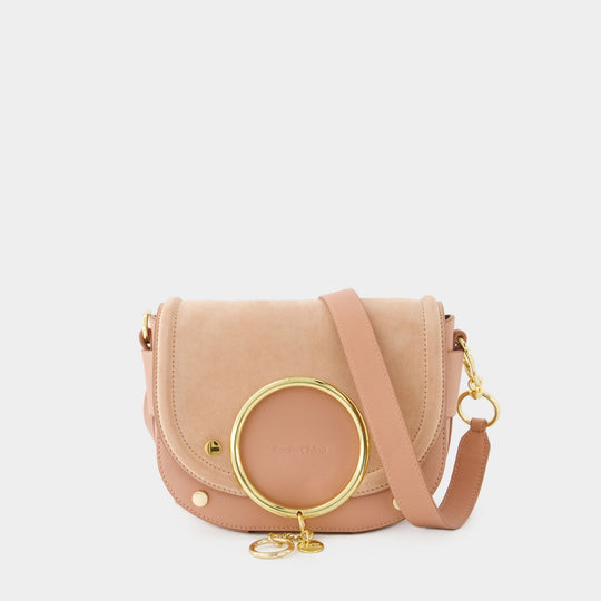 Sac à Bandoulière Mara - See By Chloé - Cuir - Coffee Pink