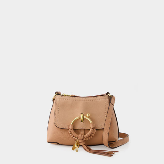Sac à Bandoulière Joan Mini - See By Chloé - Cuir - Coffee Pink