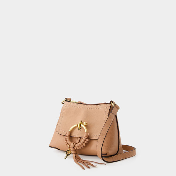 Sac à Bandoulière Joan Mini - See By Chloé - Cuir - Coffee Pink