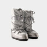 Bottes Icon Glance - Moon Boot - Pvc - Argenté